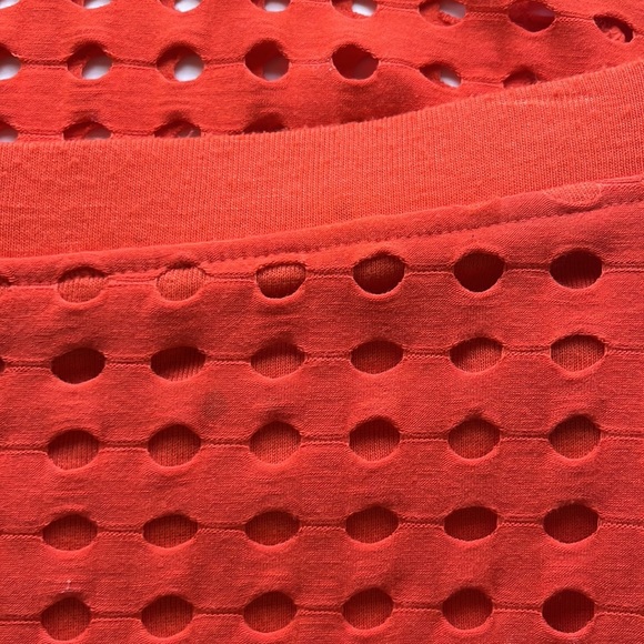 T by Alexander Wang circular Hole Mesh MIDI Pencil skirt - Picture 6 of 7